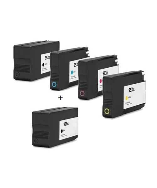 HP 953BK + HP 953XL CMYK